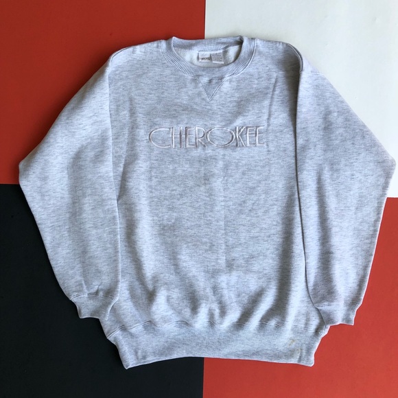 Cherokee Other - VINTAGE CHEROKEE SPELLOUT LOGO CREWNECK